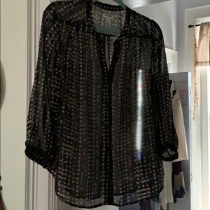 Old Navy sheer blouse